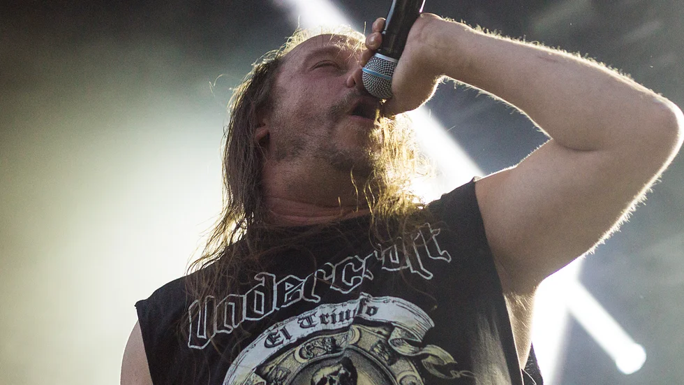 Entombed A.D-sångaren L.G Petrov.