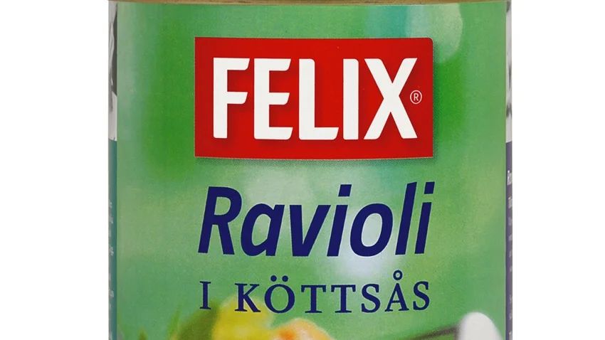 Orkla Foods Sverige återkallar Felix Ravioli i köttsås 560 g med alla bäst-före-datum tom 03.07.2021.