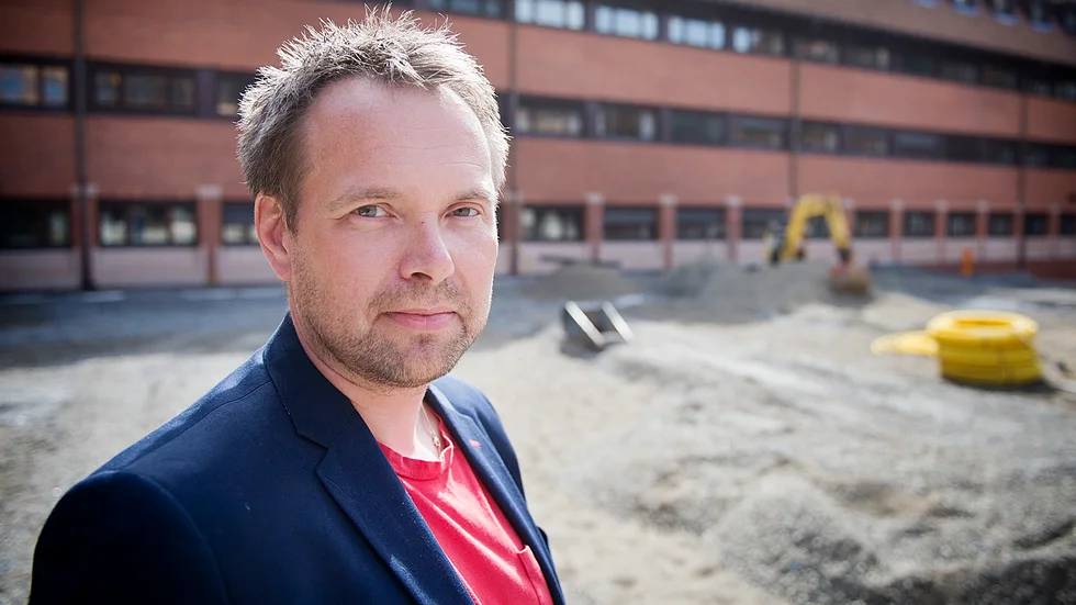 Blickar framåt. Fredrik Nilsson är fastighetschef i Skellefteå kommun och kommer att vara involverad när Sunnanåskolan byggs ut nästa år.