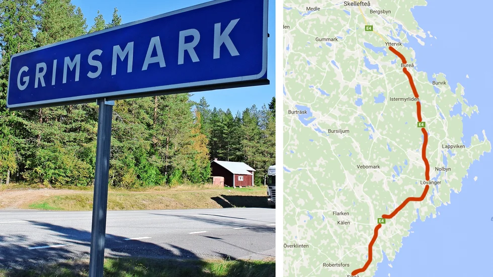Fotomontage. Foto: Lars Andersson samt Google maps