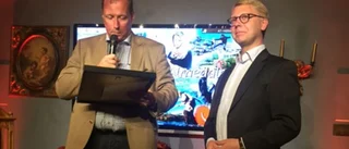 Han tilldelades västerbottnisk utmärkelse i Almedalen