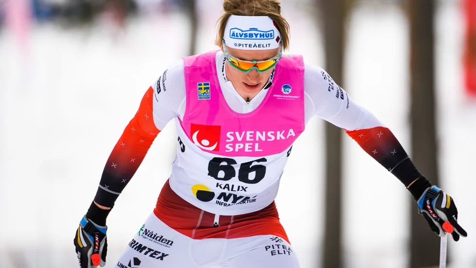 Viktor Brännmark, Piteå Elit, slutade på 19:e plats som näst bäste svensk i fredagens internationella tävling i Falun.
