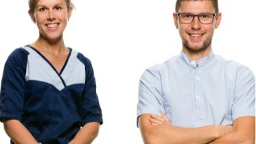 Eva Niewieczerzal och Piotr Niewieczerzal, delägare i Kungsbrotandläkarna, berättar om sin nya satsning.