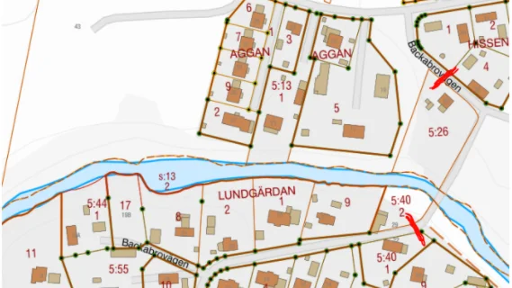 Den del av Brobackavägen som passerar Klintforsån stängs av till 18 februari.