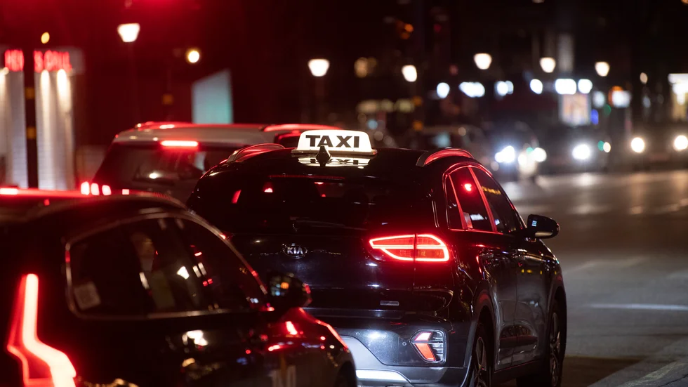 Mannen tyckte att taxinotan var alldeles för dyr. OBS: Taxin på bilden har ingenting med incidenten att göra. 