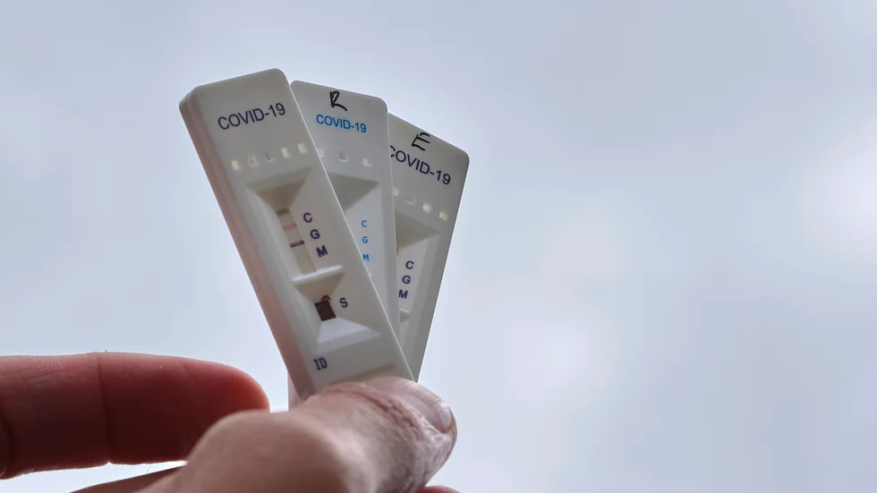 Antikropptester för covid-19.