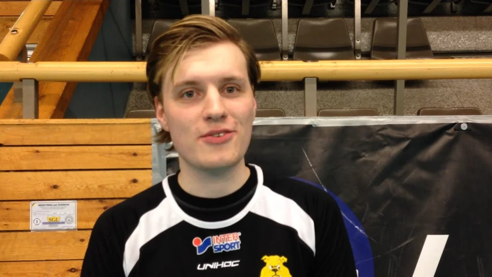 Glad målskytt – som vanligt. Fabian Karlstén hamnade återigen i målprotokollet och var som vanligt glad efteråt.
