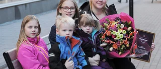 Fembarnsmamma blev Årets kvinna