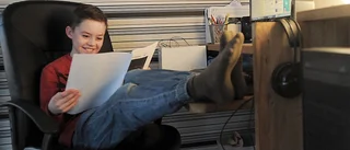 Petrus är journalist vid 11 års ålder