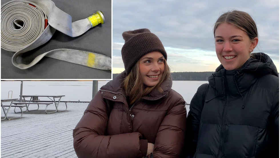 Julia Madsen, 16, och Klara Helander, 16, går första året på Europaskolan. De använder ofta slang till vardags. Däribland "sus", "purr" och "abow". 