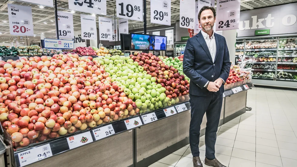 Klas Balkow, vd för Axfood. Arkivbild