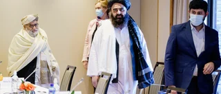Talibanerna i Schweiz för humanitära samtal