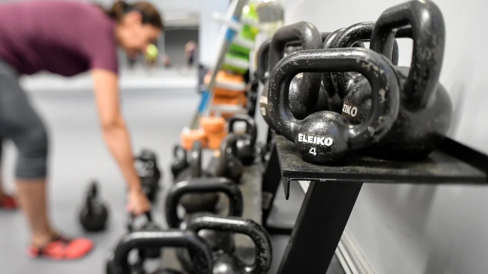 Det blev bråk i gymmet mellan två kvinnor. Bilden är tagen vid ett annat tillfälle.