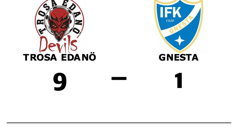 Trosa Edanö IBK D1 vann mot IFK Gnesta
