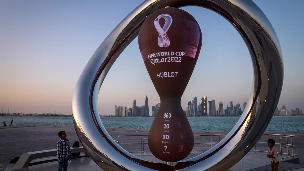 Det arabiska mästerskapet spelas i Qatar, där fotbolls-VM avgörs 2022.