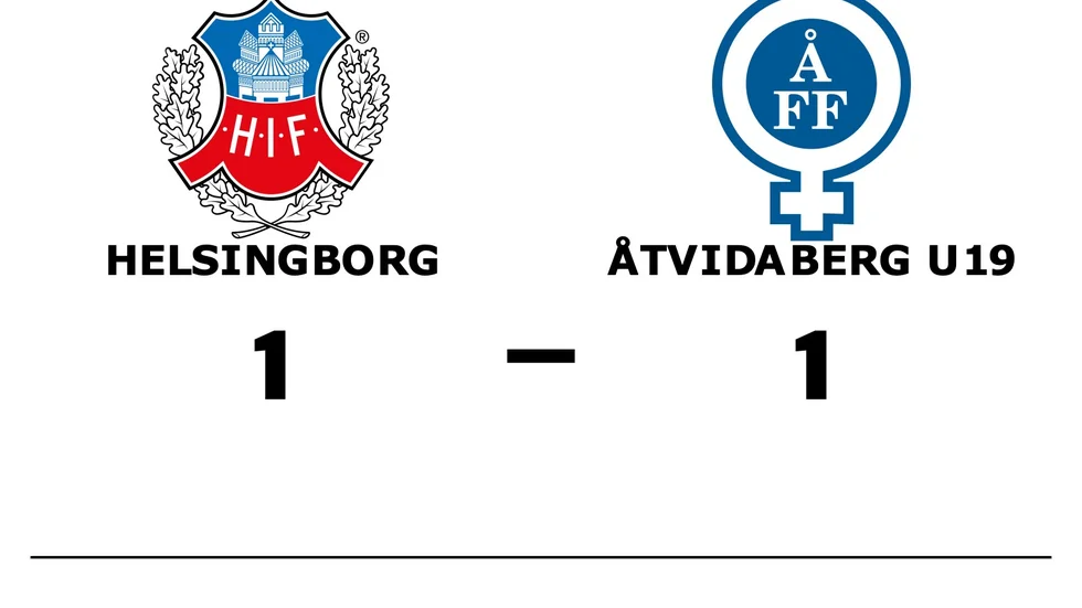Helsingborgs IF spelade lika mot Åtvidabergs FF