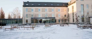 Mindre läcka i nybygge på sjukhus