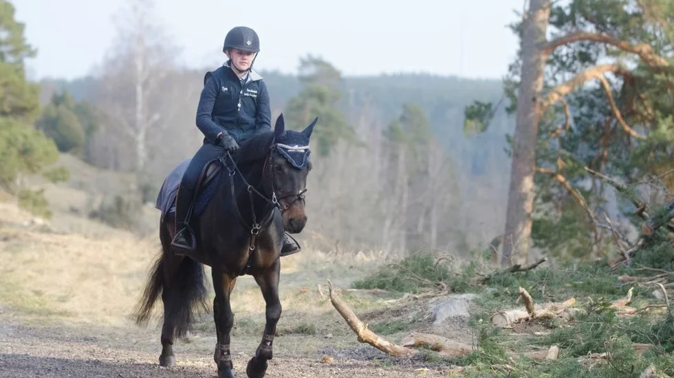 Tyra Grönroos fick till en bra runda i den andra omgången av elitserien.