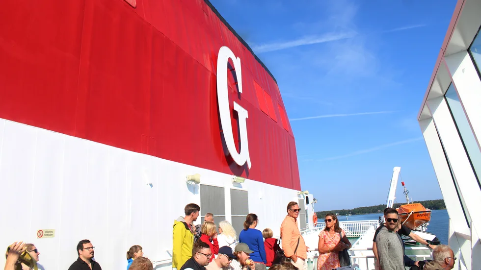 Gotlandstrafiken från Västervik har ökat stort jämfört med 2019, före pandemin.