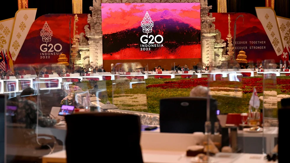 G20-mötet hölls på den indonesiska ön Bali.