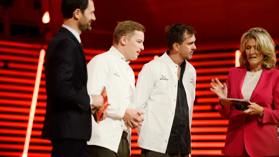 Stockholmskrögarna Adam Dahlberg och Albin Wessman får en Michelin-stjärna för sin skapelse Adam/Albin.