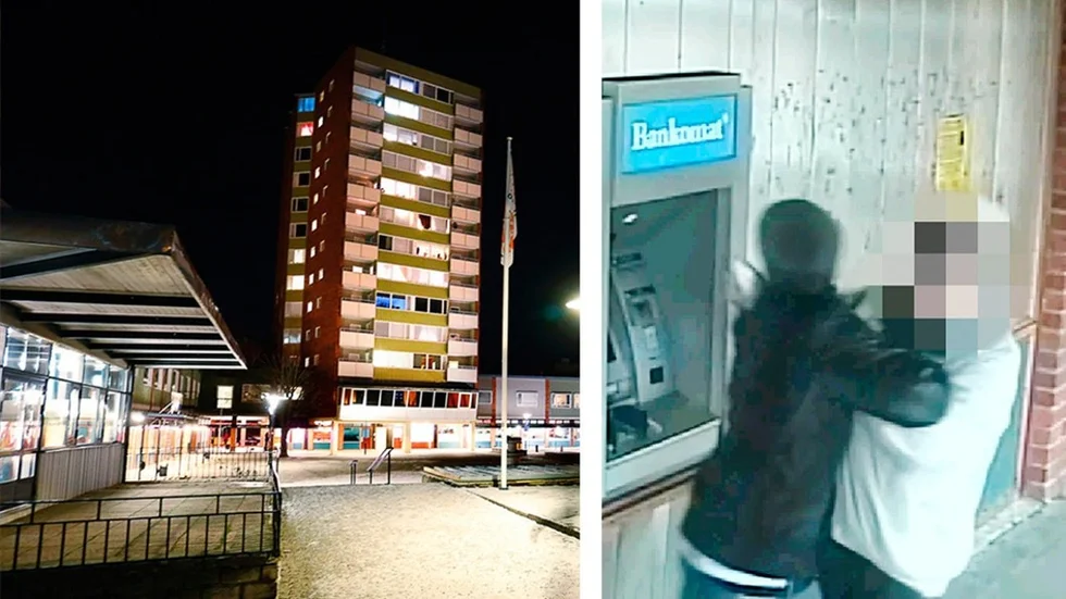 Den misstänkte "Bitrånaren" gav sig på sina offer när de tog ut pengar. mannen identifierades via övervakningsfilmer och nu åtalas en 29-åring misstänkt för bland annat rån och grov stöld.