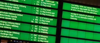 Förseningar i tågtrafiken mellan Eskilstuna och Strängnäs