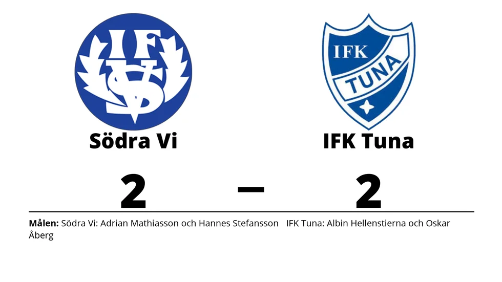 Södra Vi IF spelade lika mot IFK Tuna