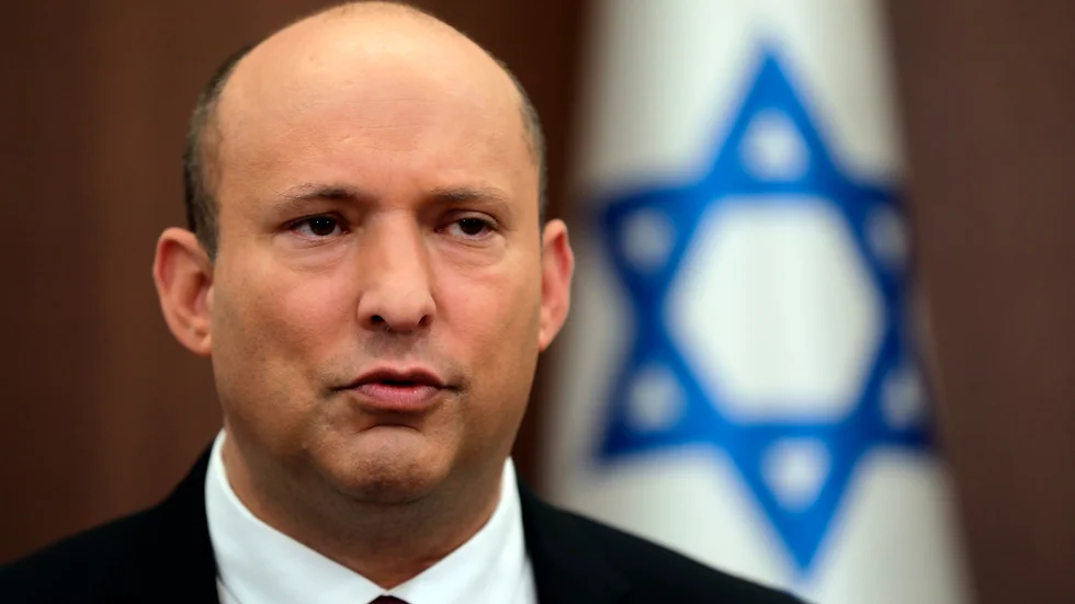 Israels premiärminister Naftali Bennett kommer att avgå när hans koalition upplöses. Arkivbild.