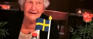 Pigg 100-åring dubbelt firad