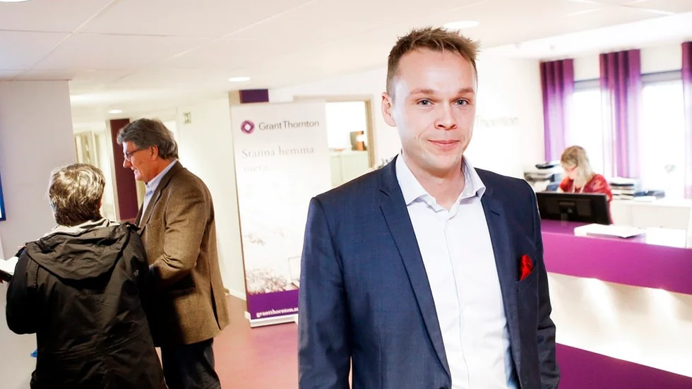 Alf Ekström, kontorschef på Grant Thornton i Eskilstuna.