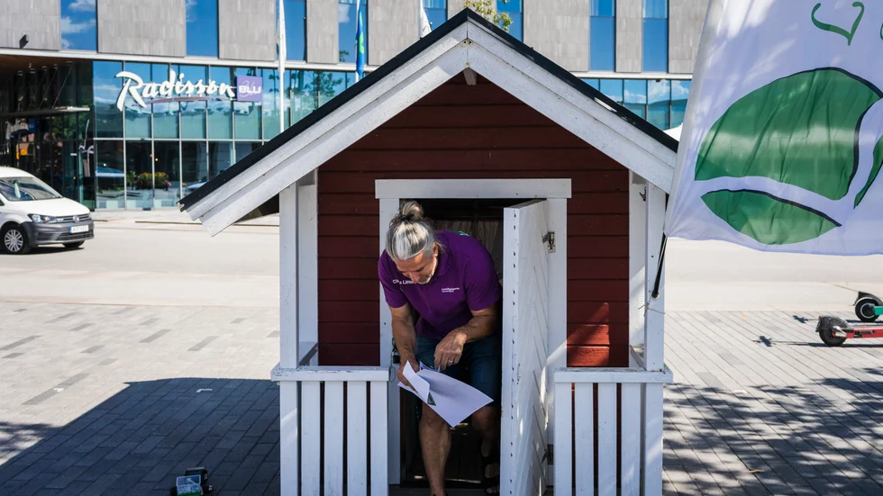 Vill växa. Claes Littorin och Landsbygdspartiet siktar på att nå de drygt 3 000 röster som troligen behövs för att nå fullmäktige. 2018 fick de 1 689. Med över 55 000 människor som i dag bor utanför Uppsala stad ser de en god chans.