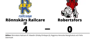 Rönnskärs Railcare IF vann tidiga seriefinalen mot Robertsfors