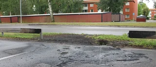 Larm om explosion utomhus – var brinnande bil
