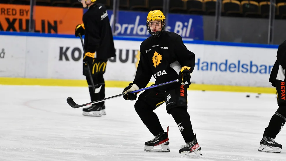17-årige Axel Sandin Pellikka får chansen att göra sin första A-lagsmatch mot Modo under onsdagen.
