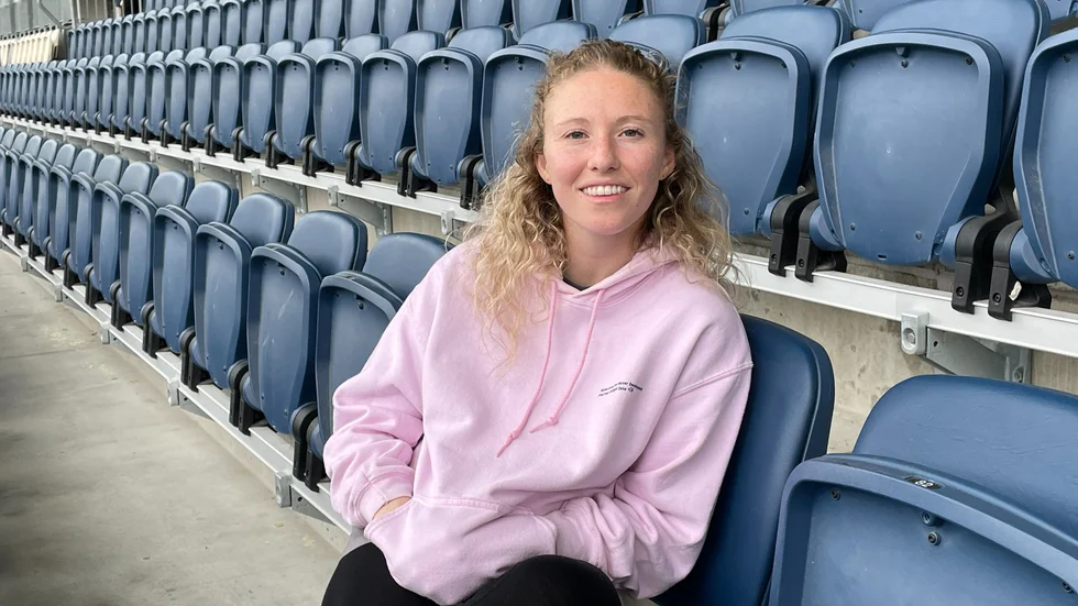 Skytteligaledaren Nicole Robertson utsågs efter fina insatser till juni månads spelare i elitettan.