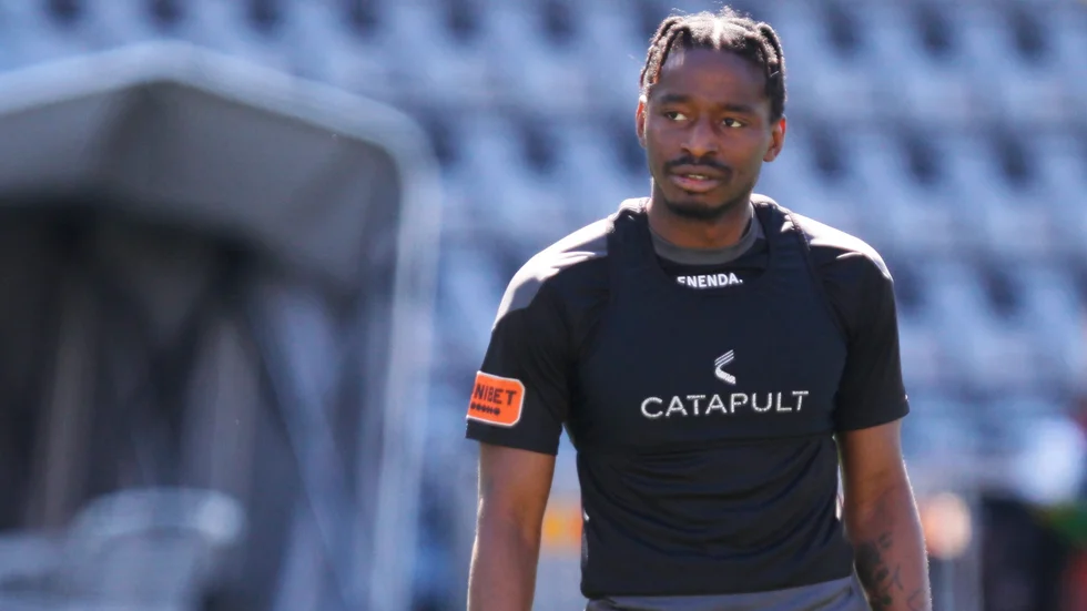 AFC Eskilstunas York Rafael åkte på en ful tackling mot Brage, men skall vara med när laget börjar träna i slutet av veckan.