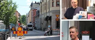 Kaos på centrala gatan • Näringsidkarna kritiska mot kommunen • "Har varit noll information"