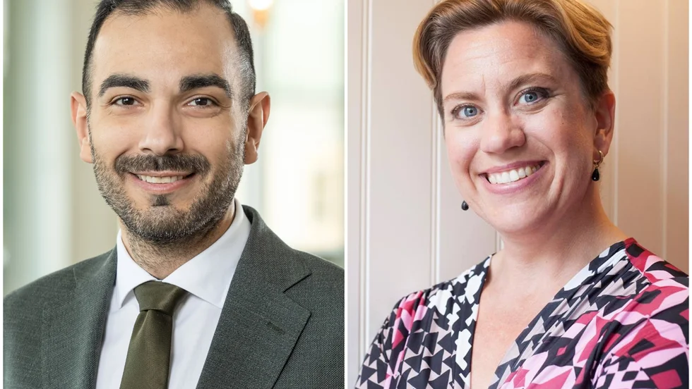 Arman Teimouri och Maria Mattsson Mähl. En ny regering skulle förbättra företagsklimatet, skriver de.