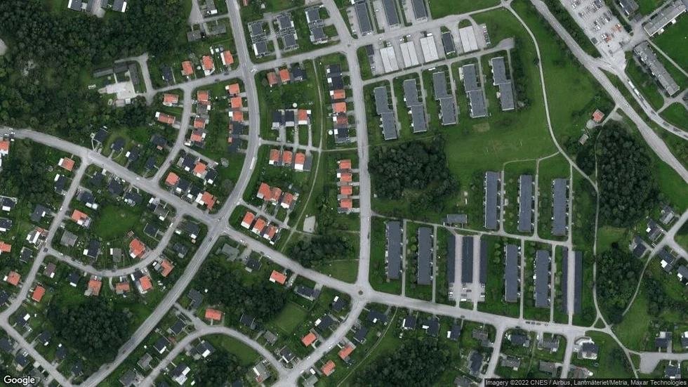Området kring Solrosgatan 42
