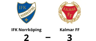 IFK Norrköping föll mot Kalmar FF trots ledning