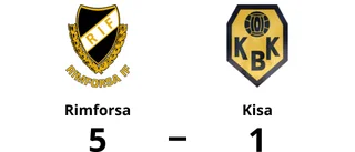 Linnea Åsberg gjorde två mål när Rimforsa vann