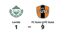 FC Gute U/FC Gute C utklassade Levide på bortaplan