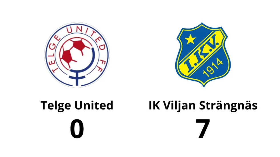 Telge United FF förlorade mot IK Viljan Strängnäs