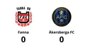 Mållöst när Fanna tog emot Åkersberga FC