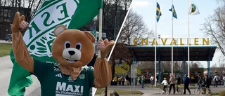 Gräspremiär på Enavallen – EP minglar med publiken innan avspark