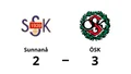 Sunnanå tappade ledning och fick se sig besegrat