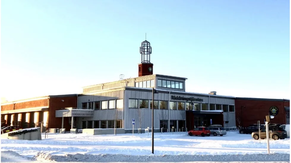 Nya brandstationen i Kiruna.