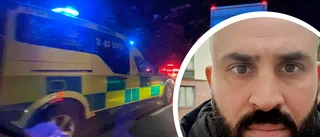 Ahmad vittne till olyckorna på E20: "Allt var kaos"