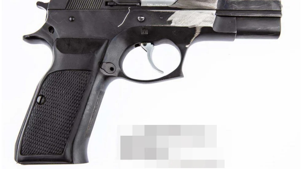 Den 35-åriga mannen gömde en pistol i en tvättkorg. Nu döms han till fängelse för grovt vapenbrott.